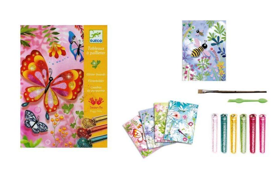Quadri di lustrini, Farfalle - Djeco - Art. 09503