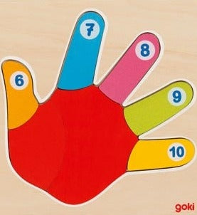 Puzzle Mani e Numeri - Goki - Art. 57875