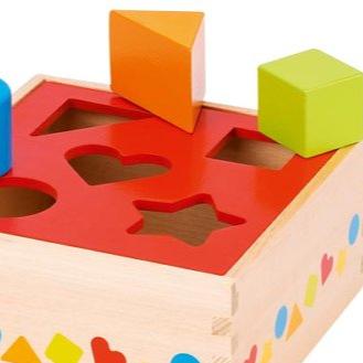 Scatola in Legno con forme colorate - Goki - Art. 58580