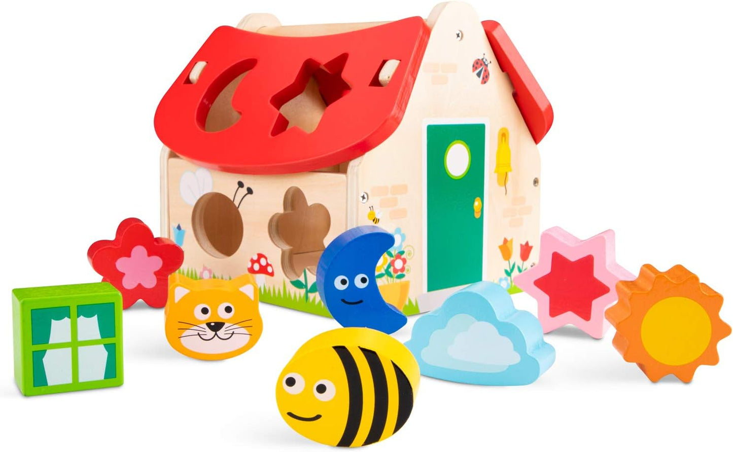Gioco ad incastro Casa in Legno - New Classic Toys - Art. 10563