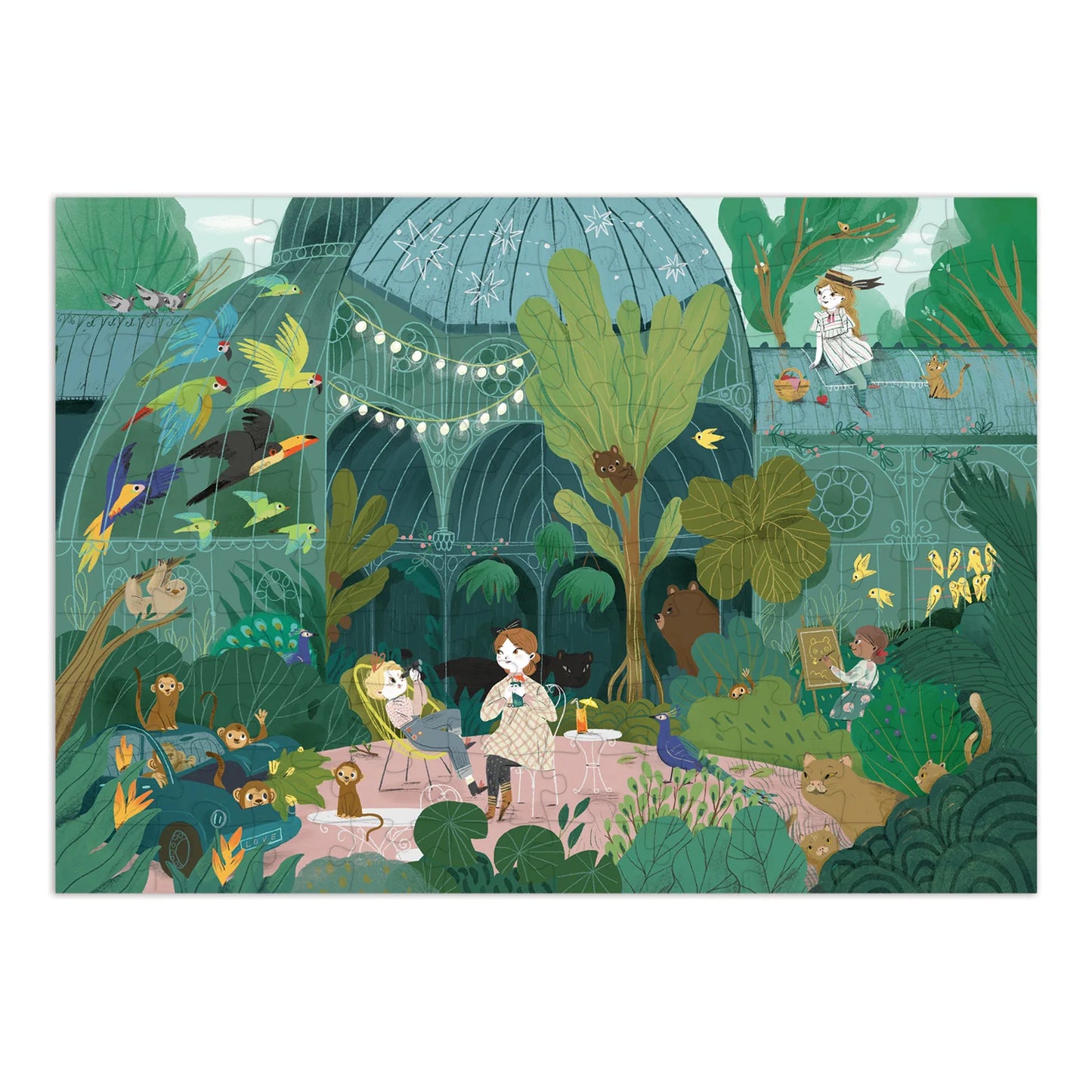 Puzzle In Giardino, 100 pezzi - Moulin Roty - Art. 642440