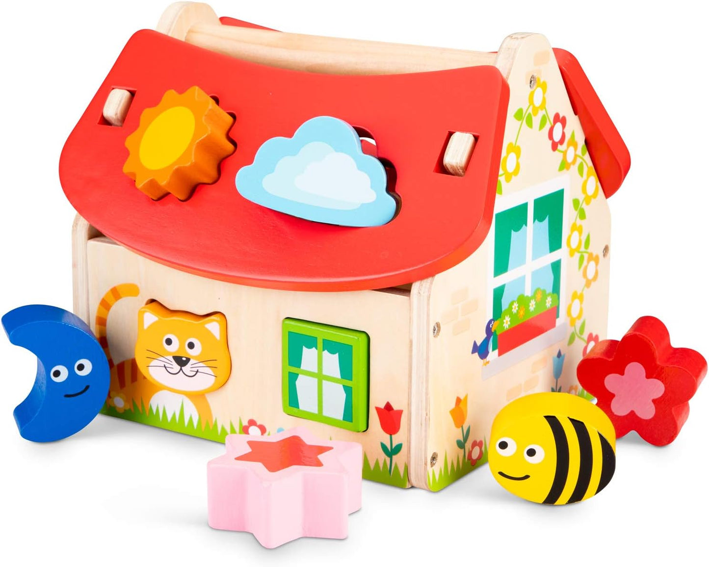 Gioco ad incastro Casa in Legno - New Classic Toys - Art. 10563
