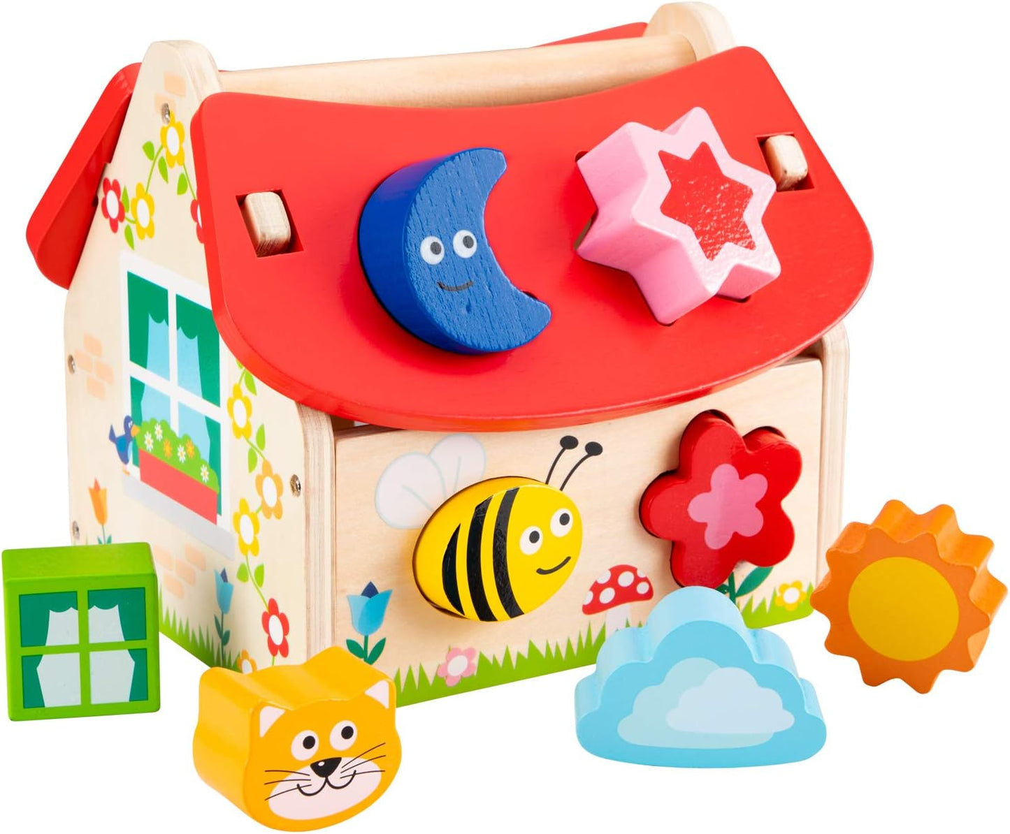Gioco ad incastro Casa in Legno - New Classic Toys - Art. 10563