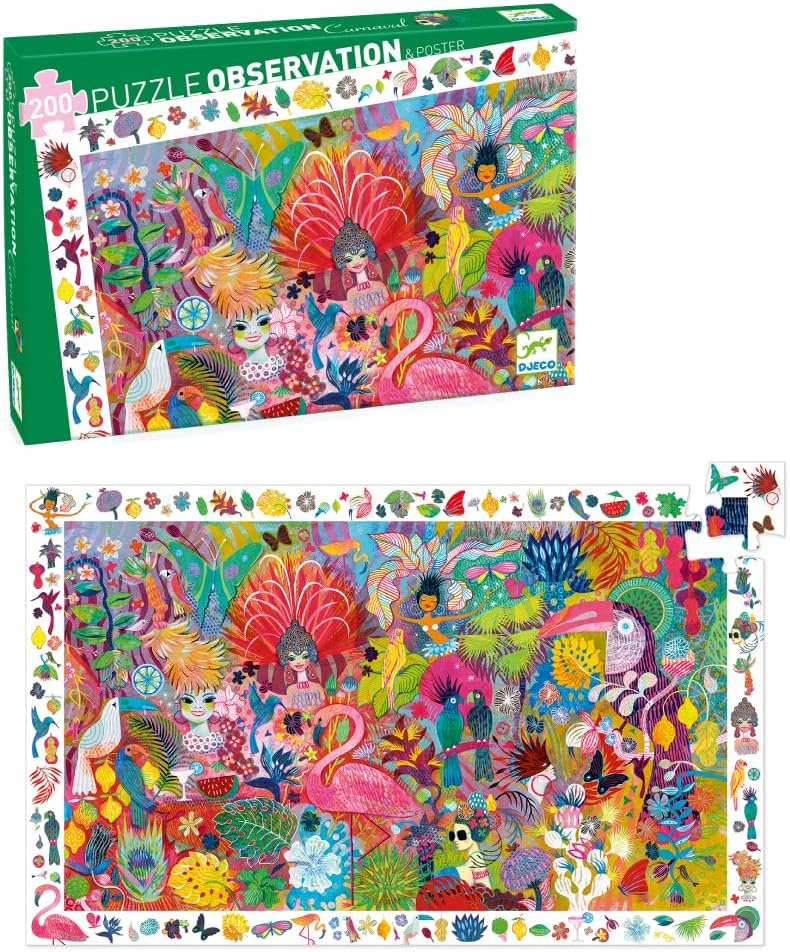Puzzle Carnevale 200 pz - Djeco - Art. 07452