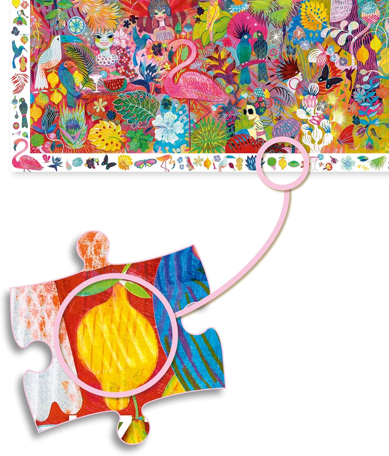 Puzzle Carnevale 200 pz - Djeco - Art. 07452