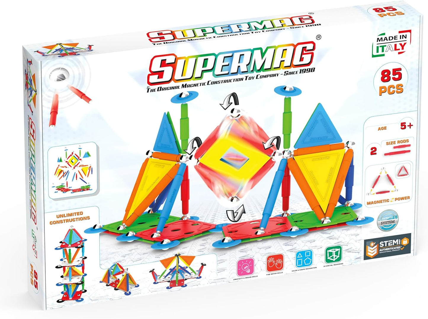 Supermag Multicolor 85 pezzi - Supermag - Art. 0658