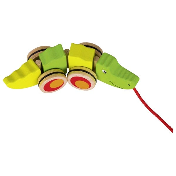 Coccodrillo trainabile in legno - Goki - Art.54903
