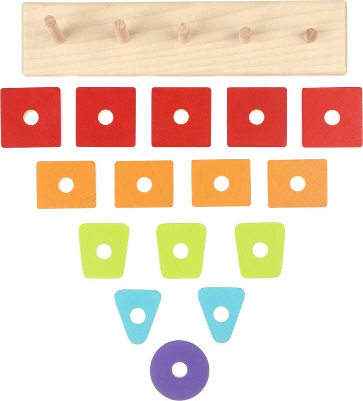 Forme in legno da impilare 15 pz - Cubika - Art. 15320