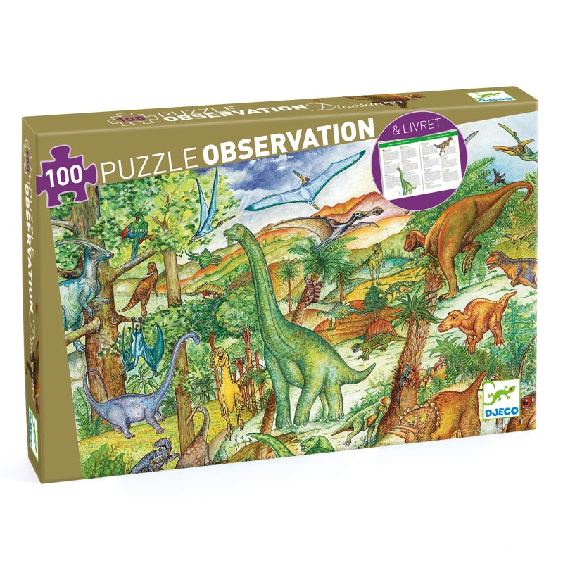 Puzzle Dinosauri 100 pz - Djeco - Art. 07424