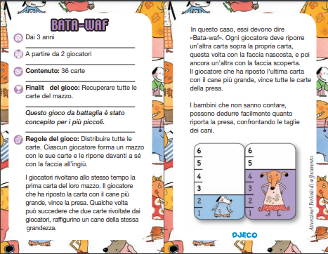 Bata-Waf, Gioco di Carte - Djeco - Art. 05104