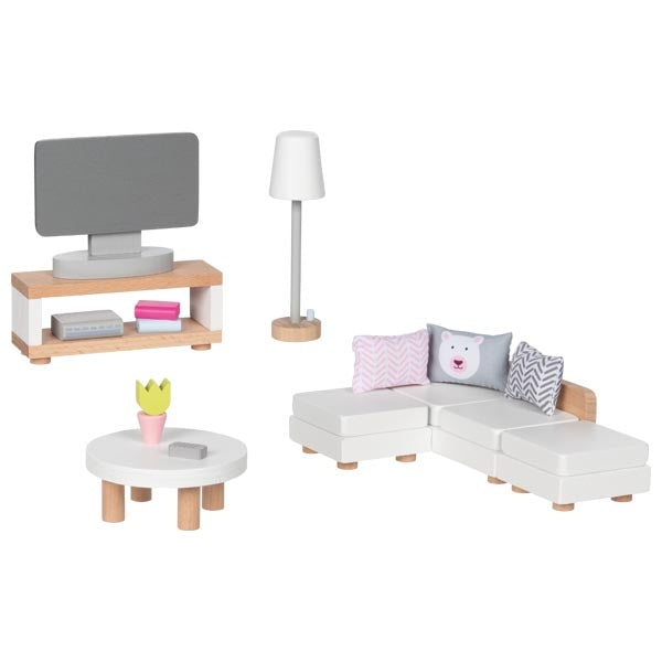 Arredo Soggiorno Casa delle Bambole - Goki - Art. 51494
