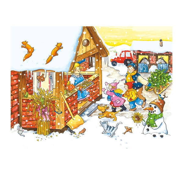 Puzzle 12 Cubi Alla Fattoria - Goki - Art. 57839