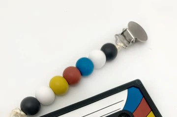 Massaggiagengive in Silicone Musicassetta con Catenella - Gummy Chic - Art. GUM08