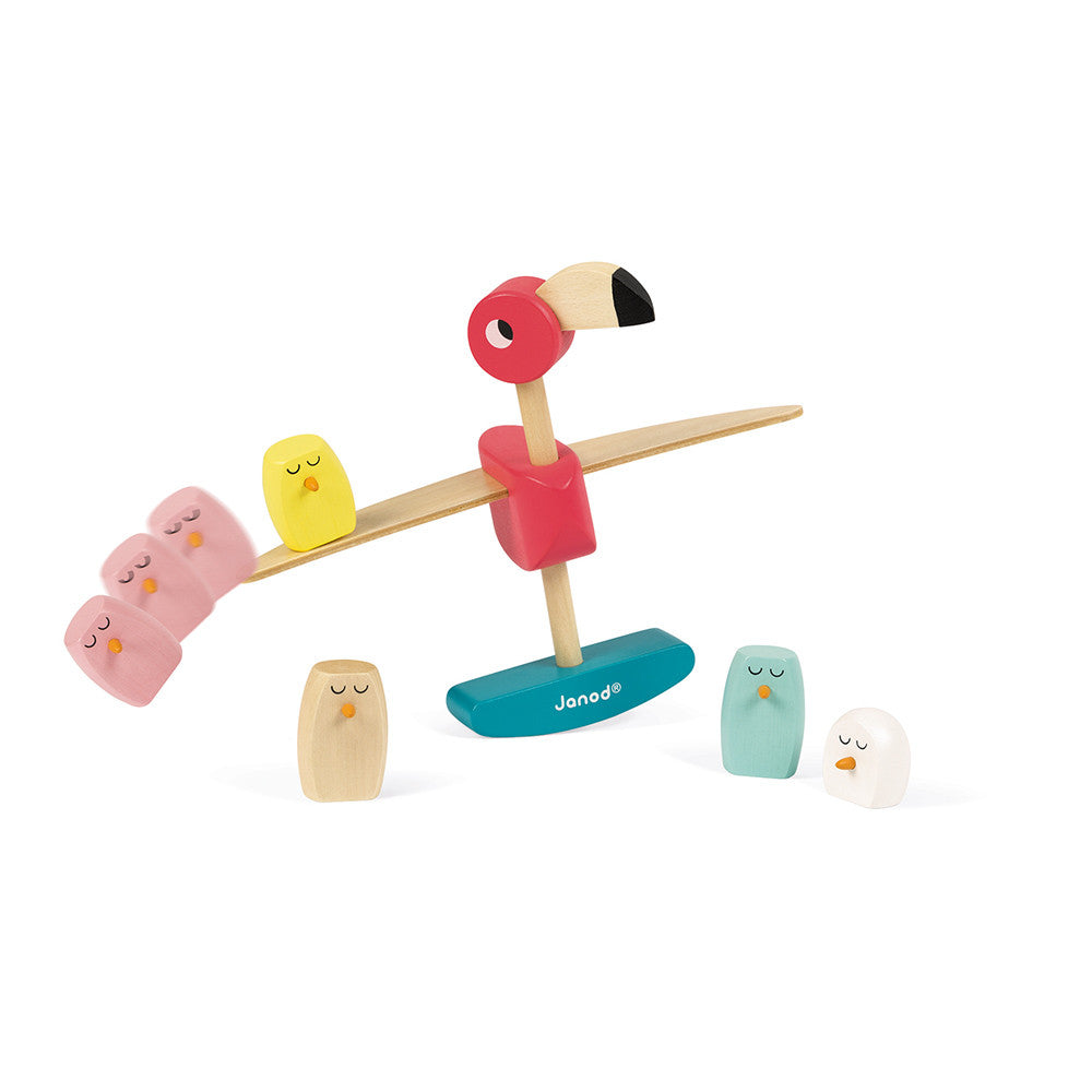Gioco di Equilibrio Fenicottero Rosa - Janod - Art. 08230