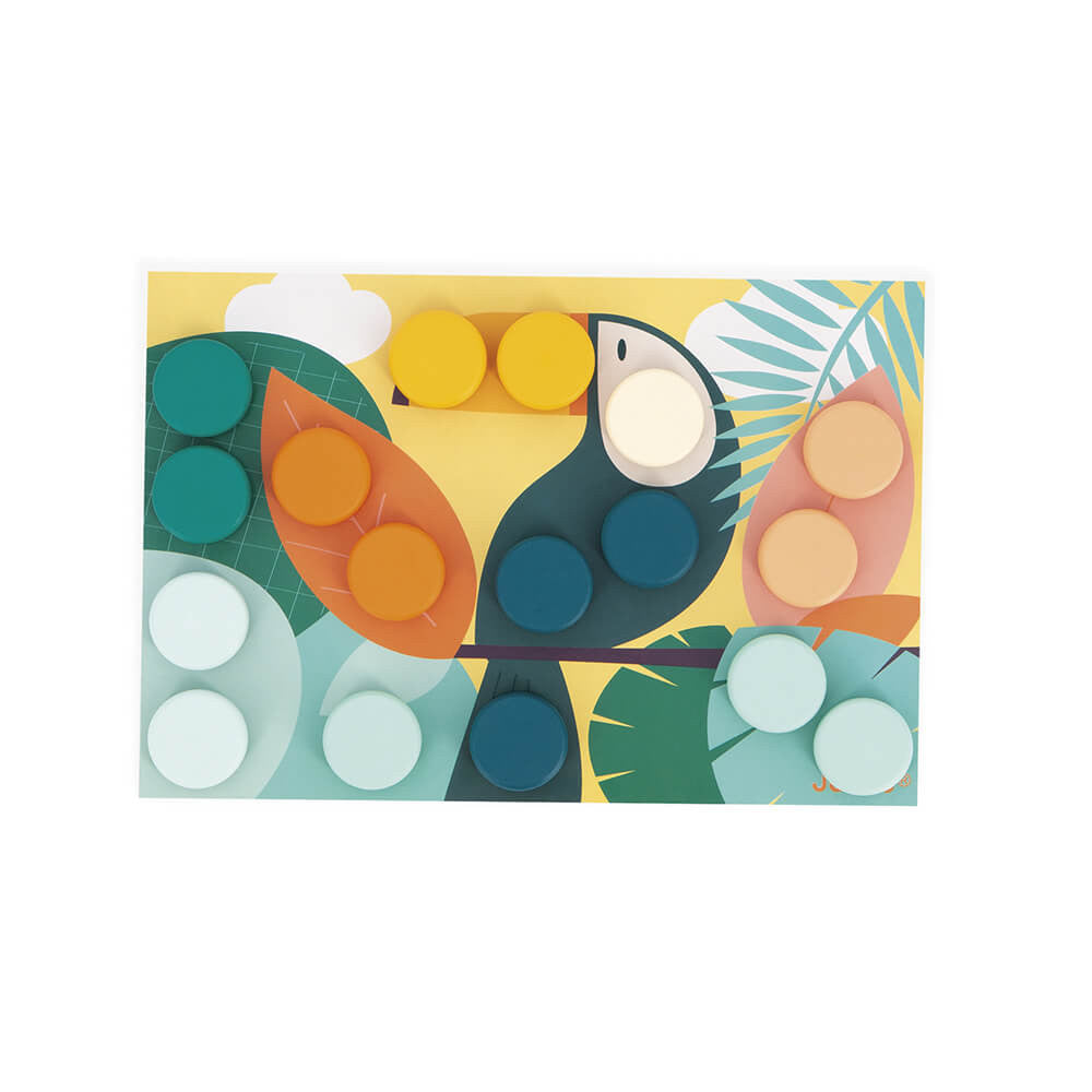 I Miei Primi Mosaici in Legno - Janod - Art. 08277