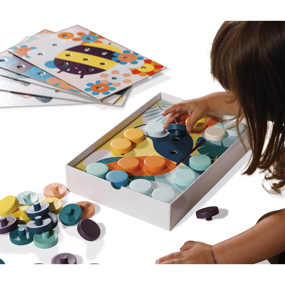 I Miei Primi Mosaici in Legno - Janod - Art. 08277