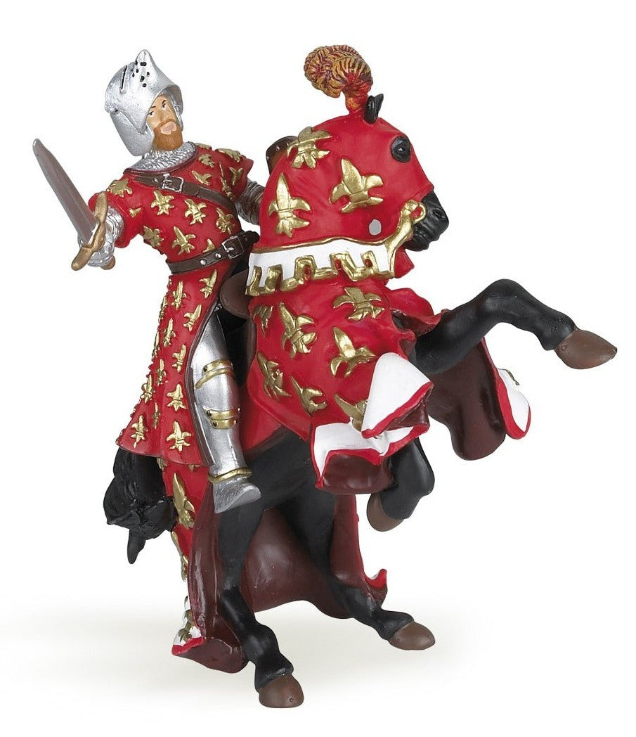 Cavallo Principe Filippo Rosso - Papo - Art. 39257