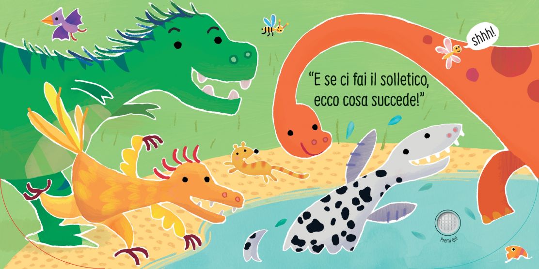 Non farmi il solletico!... dice il tirannosauro - Usborne - Art. 316194