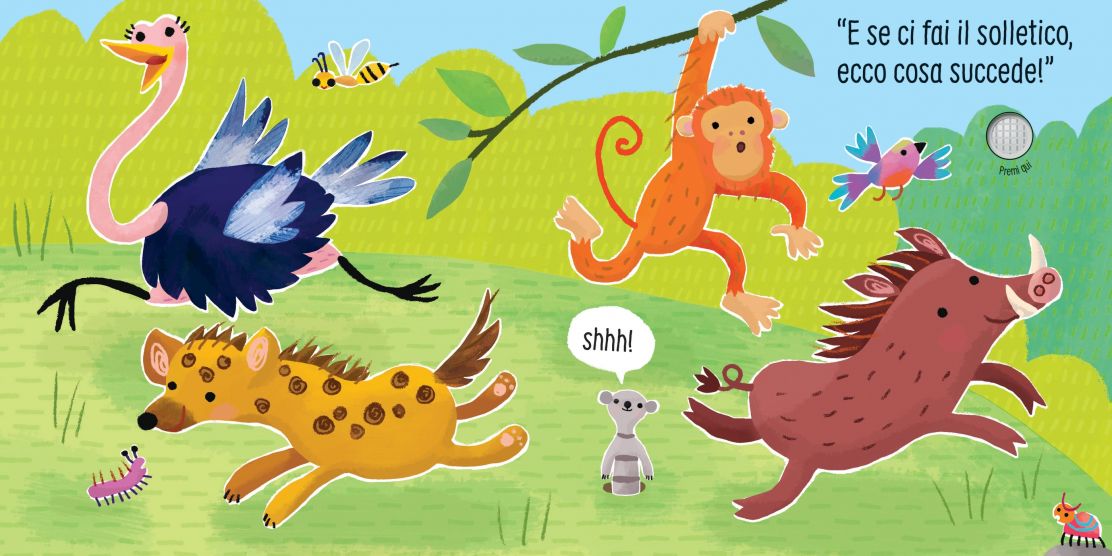 Non farmi il solletico!... dice la scimmia - Usborne - Art. 314237