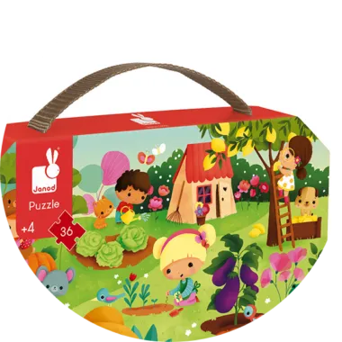 Puzzle Il Giardino, 36 pezzi - Janod - Art. 02648
