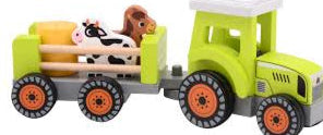 Trattore con rimorchio e animali - Jouéco - Art. 80164
