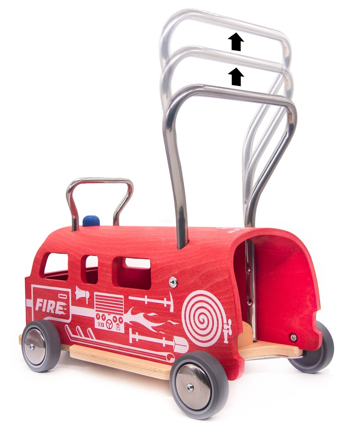 Carretto Primi Passi e Cavalcabile Balòss, Fire - Maamuu- Art. MAA007