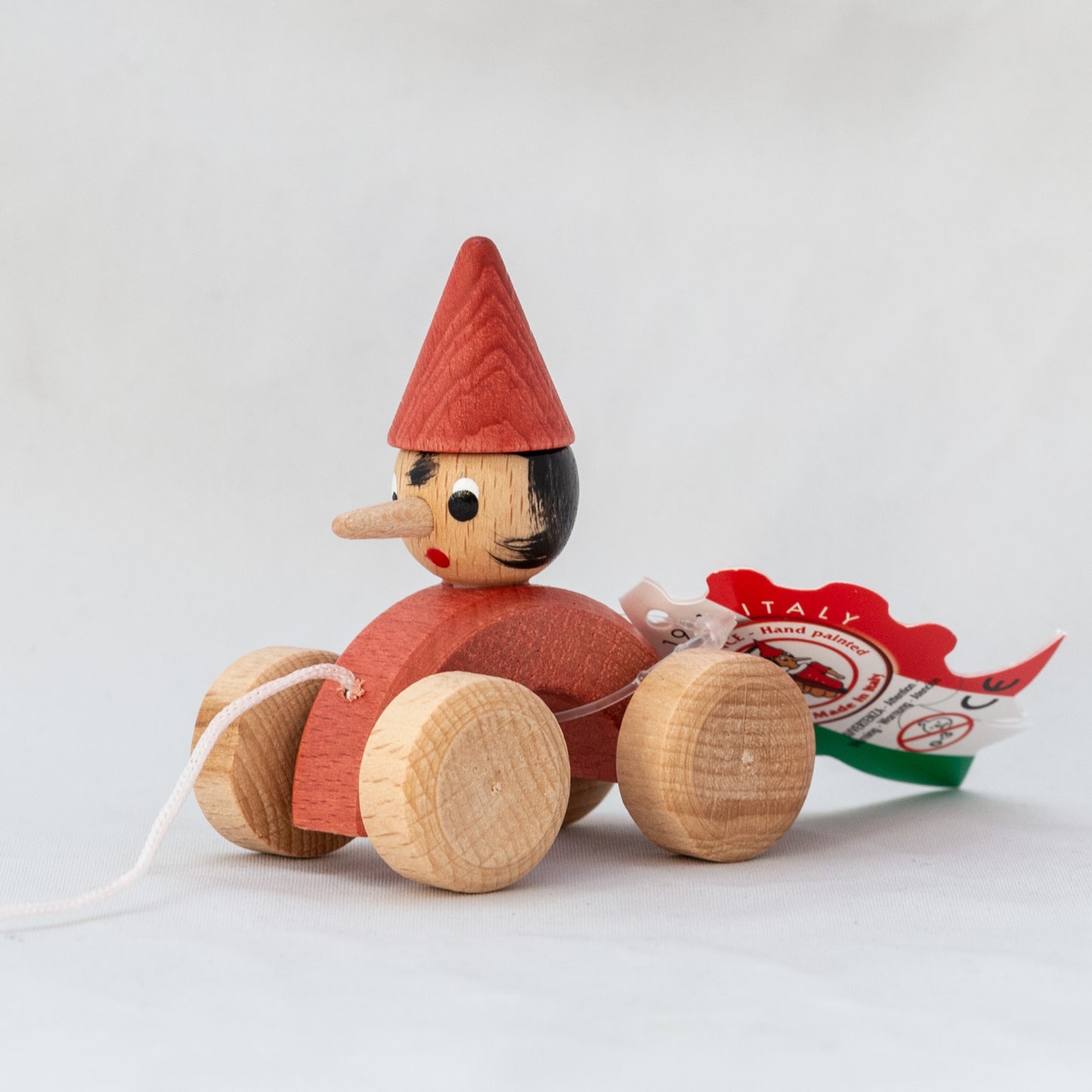 Macchinina Pinocchio in Legno - C2 Rainoldi - Art. CPMACT