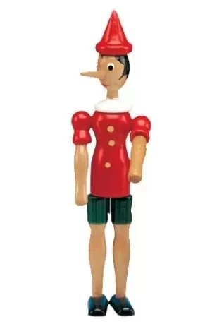 Burattino Pinocchio in Legno, cm 38 - C2 Rainoldi - Art. CP038