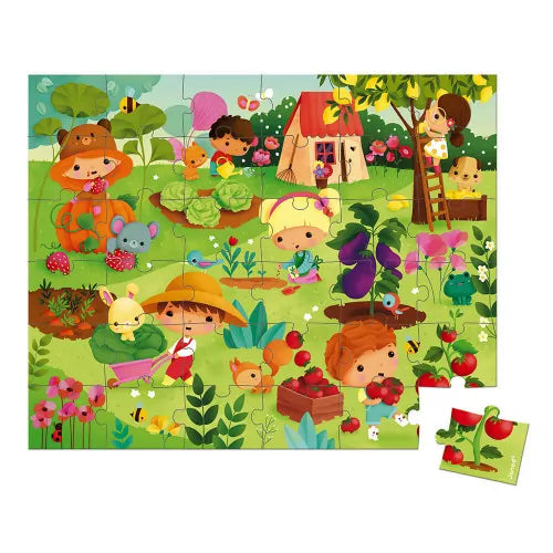 Puzzle Il Giardino, 36 pezzi - Janod - Art. 02648