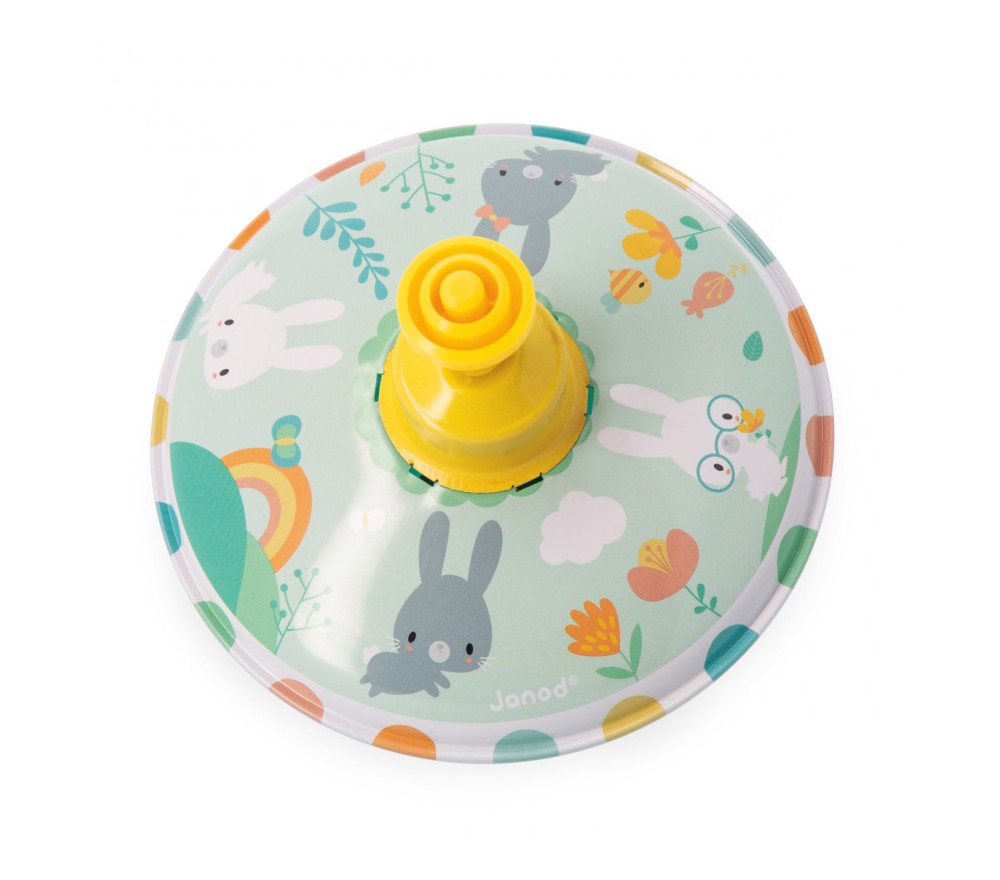 Trottola in Metallo Conigli - Janod - Art. 04120