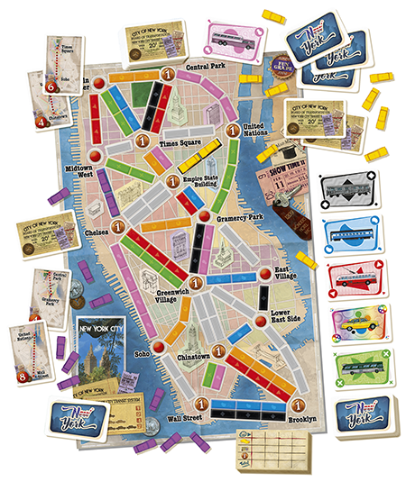 Ticket to Ride New York - Asmodee - Art. 8513