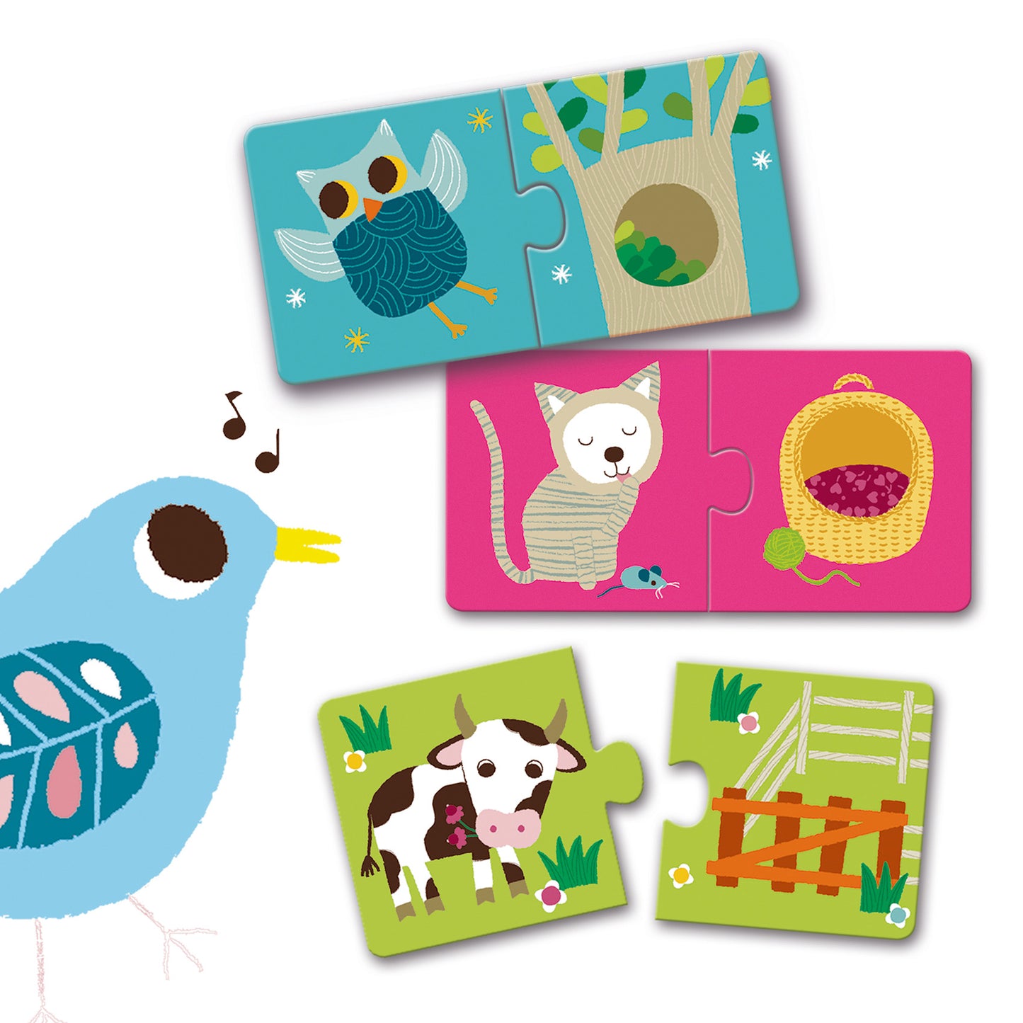 Puzzle Duo: Habitat - Djeco - Art. 08164