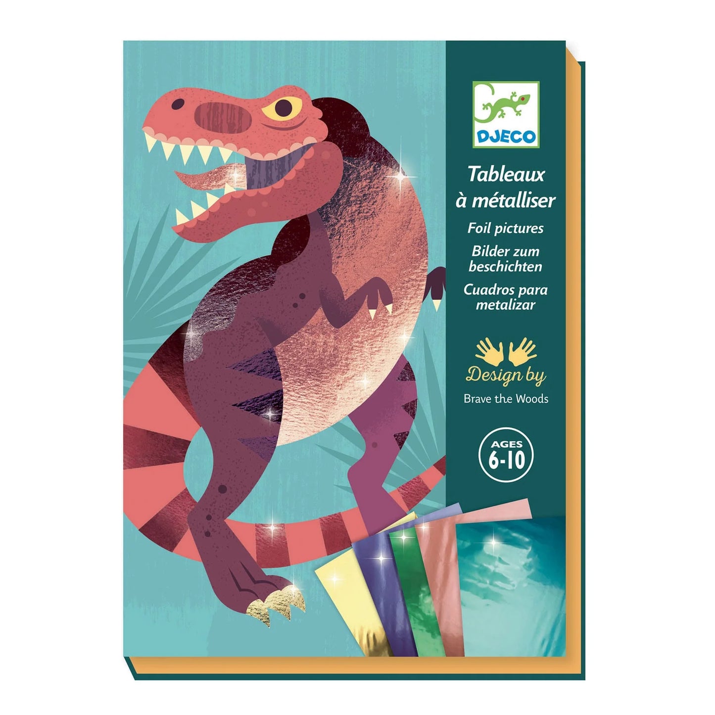 Quadri da Metallizzare Jurassic - Djeco - Art. 09518