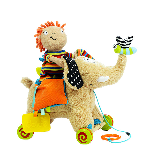 Ollie l'Elefante e Sam, multiattività - Dolce Toys - Art. 95106
