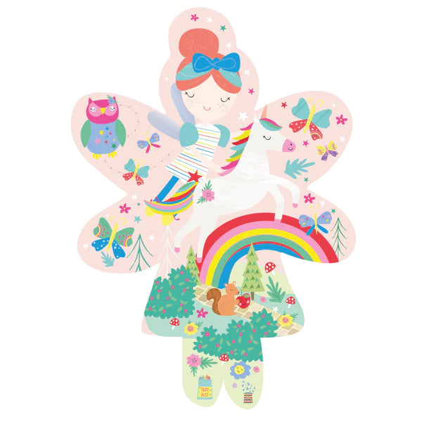 Puzzle in Cartonato: Fatina dell'Arcobaleno, 20 pezzi - Floss & Rock - Art. 6331