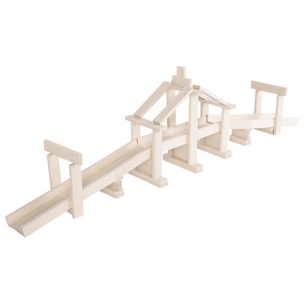 Costruzioni Natura in legno 200 pezzi - Goki - Art. 58532
