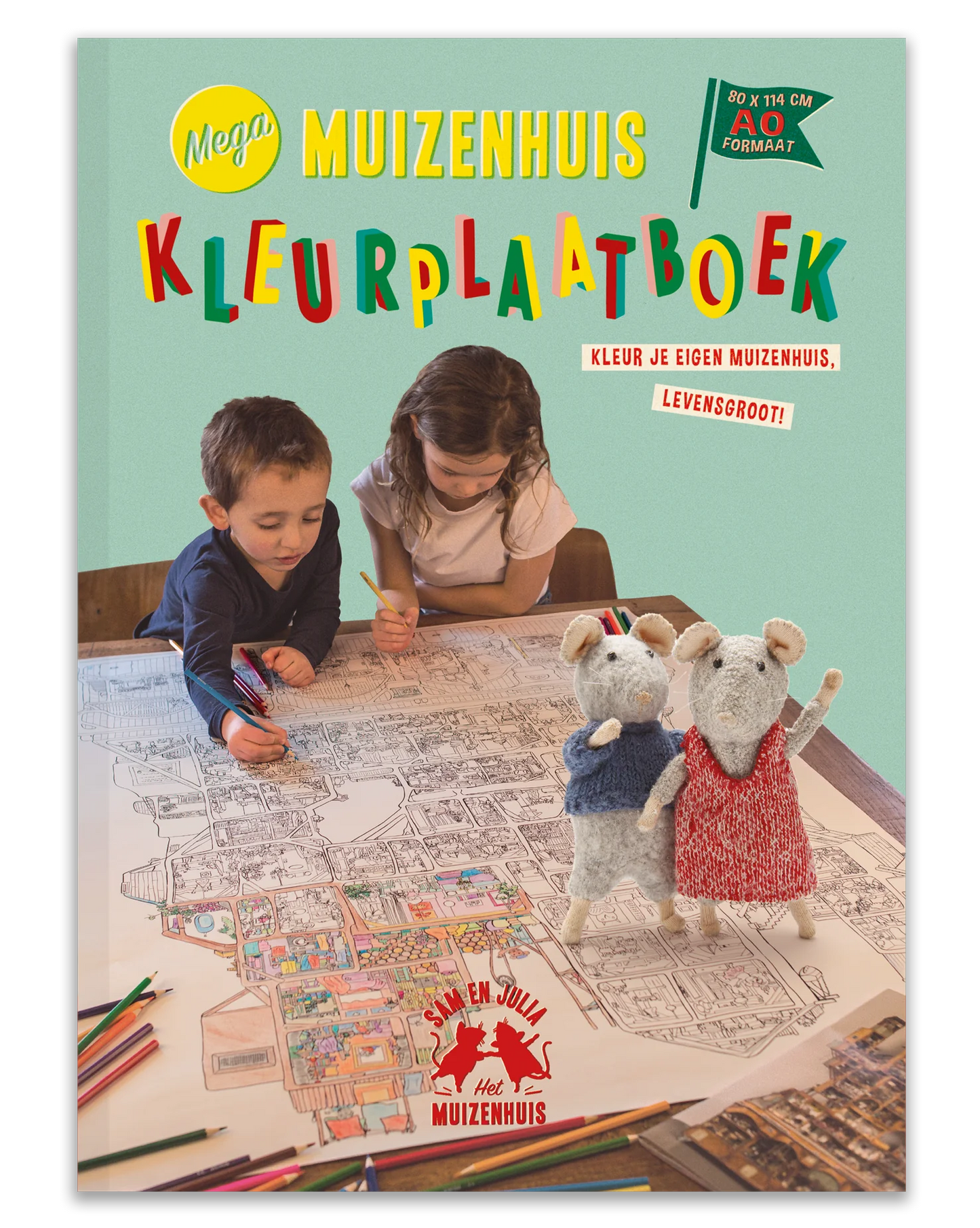 Libro da Colorare - The Mouse Mansion - Art. MH01015