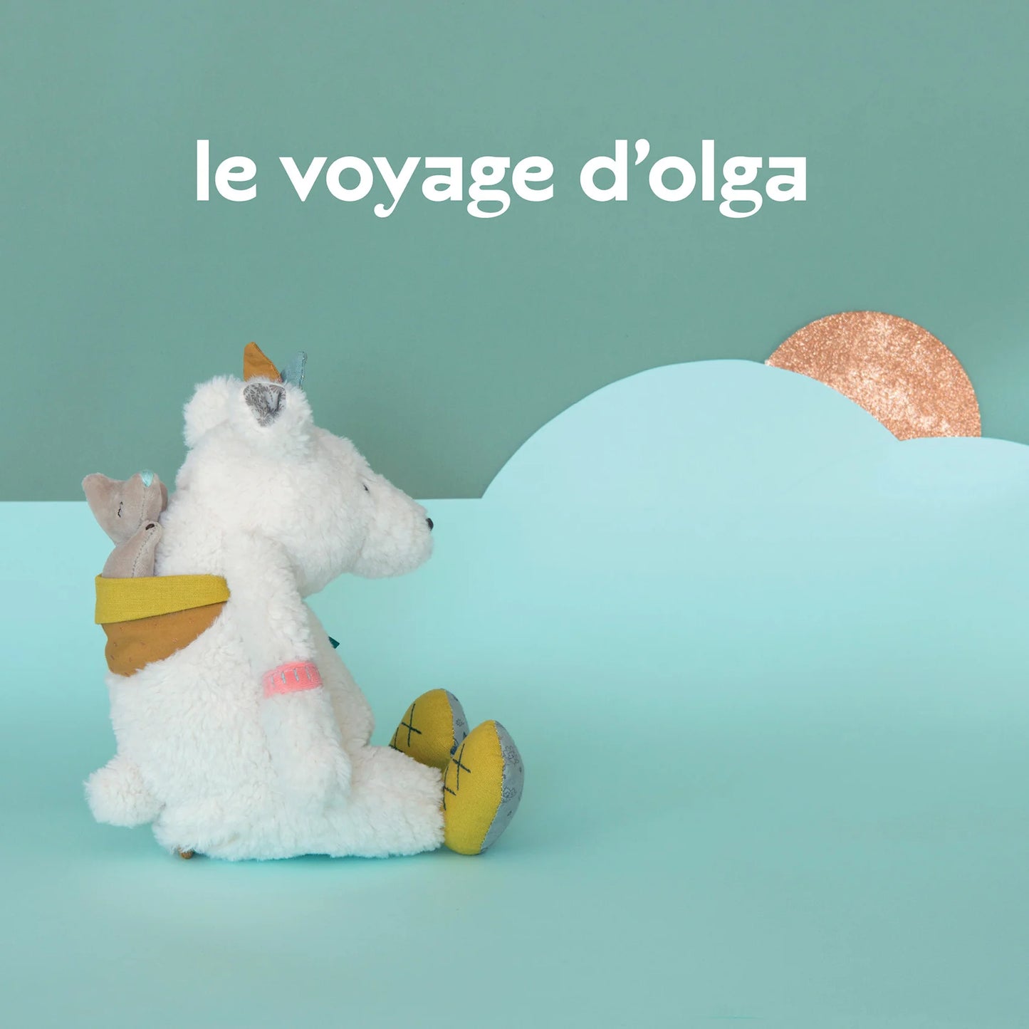 Pupazzo Carillon Orso Bianco - Moulin Roty - Art. 714041