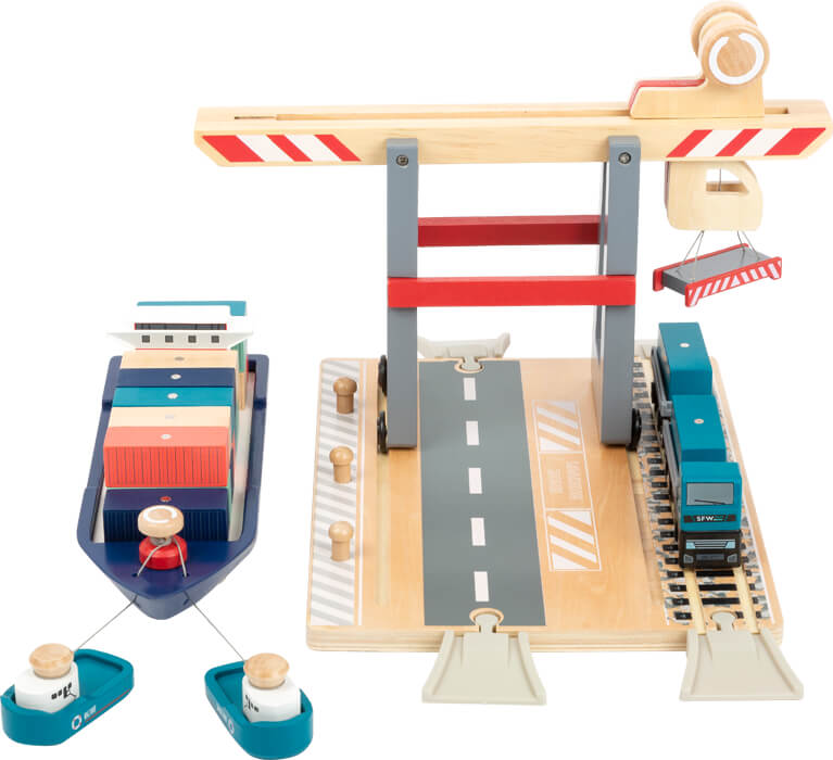Terminal e Nave porta container - Small Foot - Art. 11378