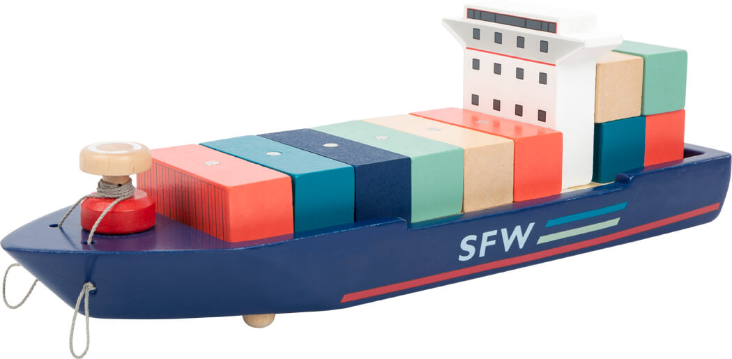 Terminal e Nave porta container - Small Foot - Art. 11378