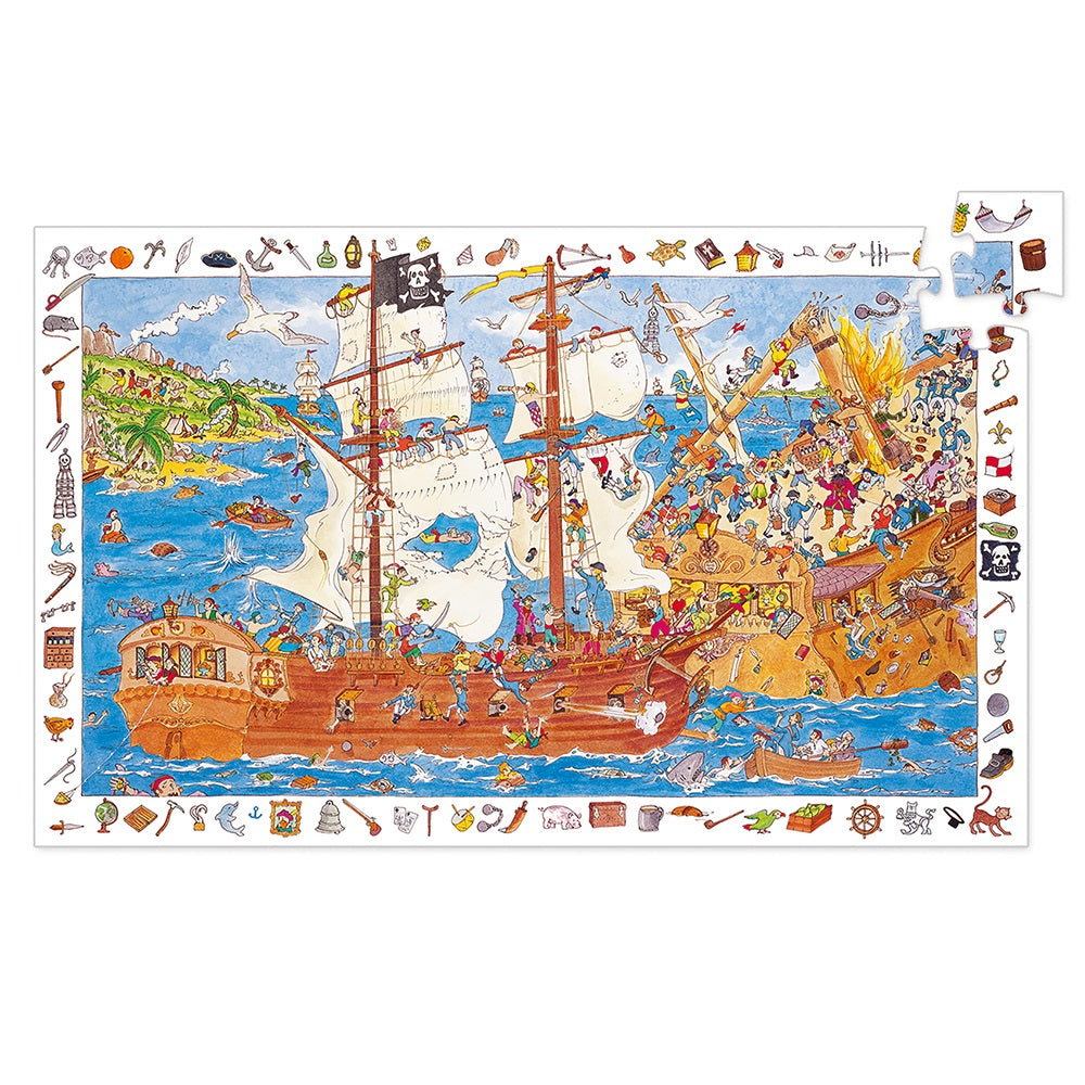 Puzzle Pirati 100 pz - Djeco - Art. 07506