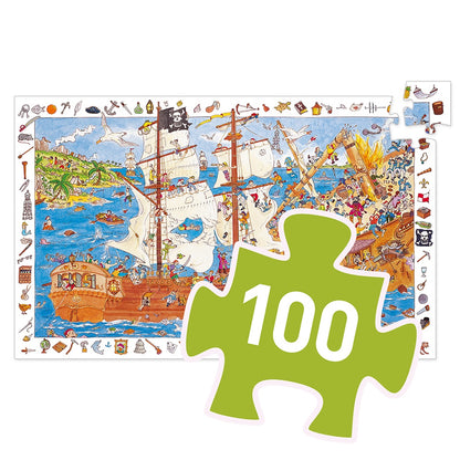 Puzzle Pirati 100 pz - Djeco - Art. 07506