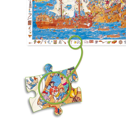 Puzzle Pirati 100 pz - Djeco - Art. 07506