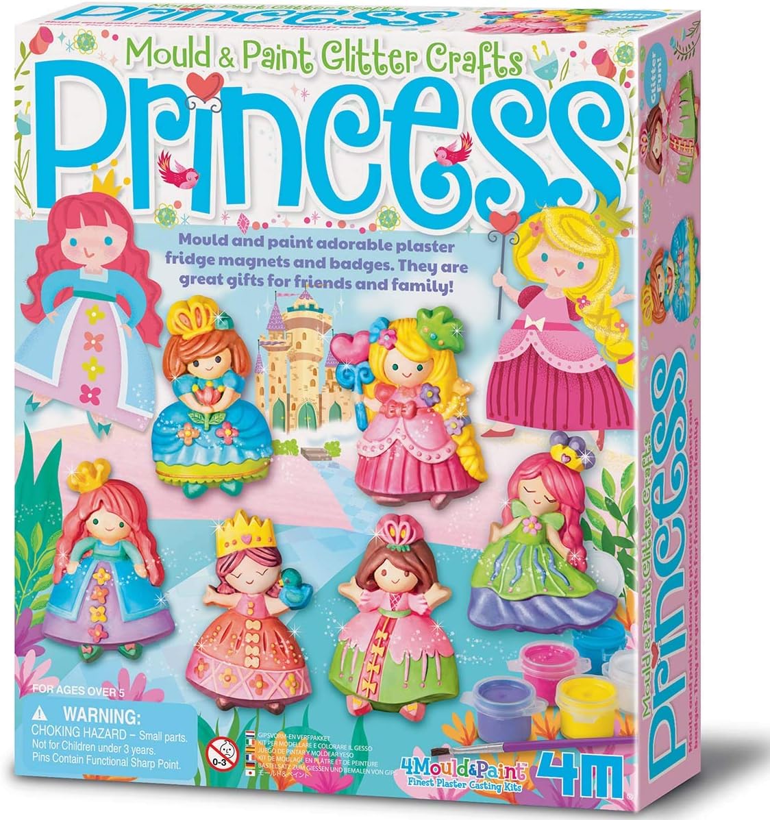 Kit Modella e Dipingi Principesse - 4M - Art. 3528