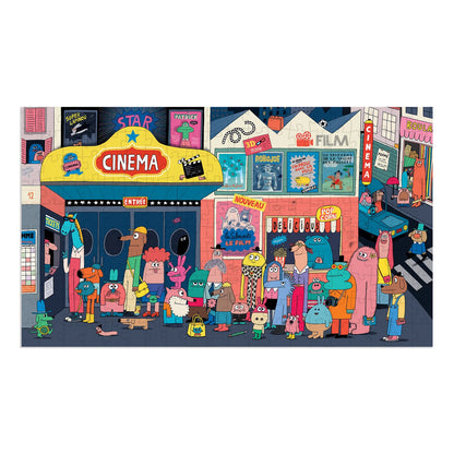 Puzzle Al Cinema! 200 pezzi - Moulin Roty - Art. 716441