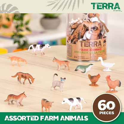 Animali della Fattoria in Tubo - B. Toys - Art. 6001