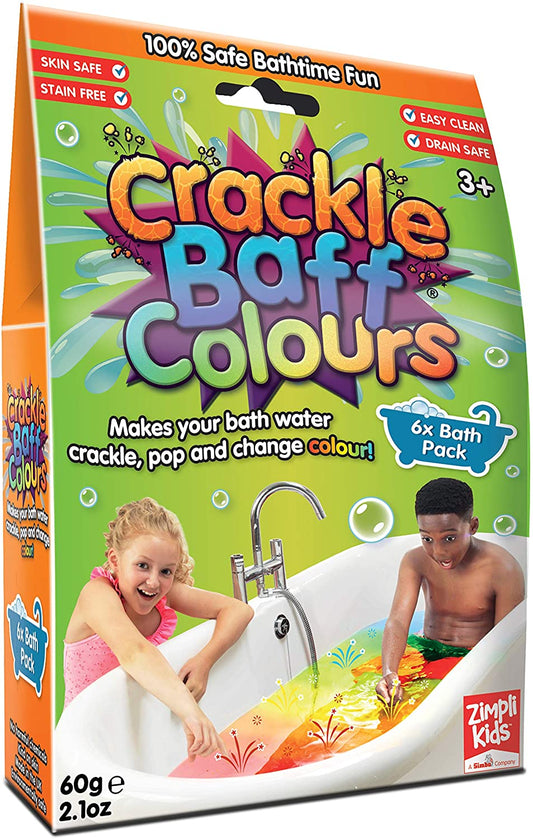 Colori per il Bagno Crackle Baff Colours, 6 bagni - Zimpli Kids - Art. 6044