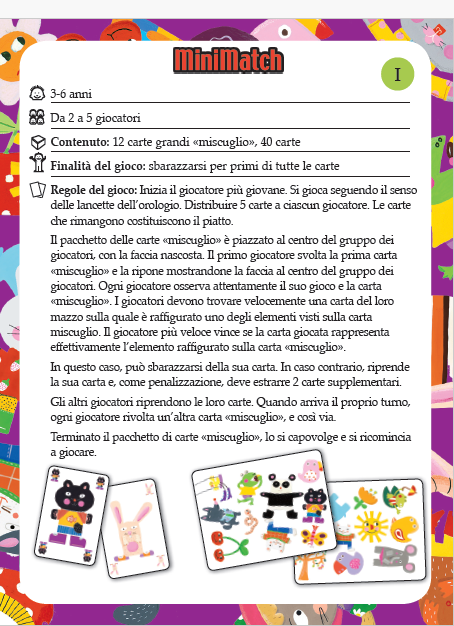 Minimatch, Gioco di Carte - Djeco - Art. 05175