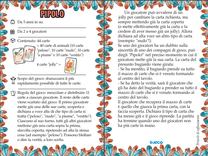 Pipolo, Gioco di Carte - Djeco - Art. 05108