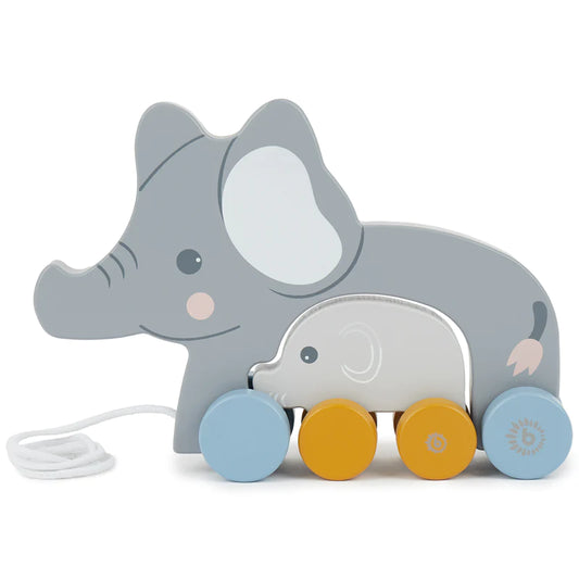 Elefante con cucciolo da Trainare - Bieco - Art. 330312